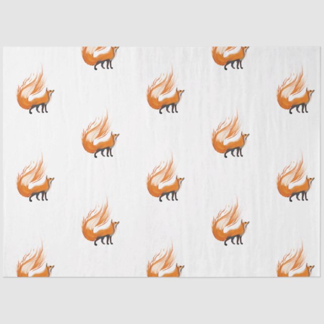 Guardian Fox Tissue Paper Seidenpapier (Vorderseite)