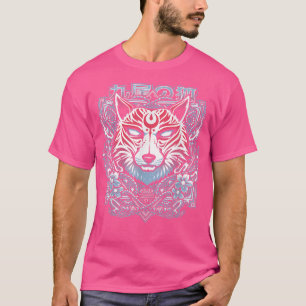 Guardian Kitsune Japanisch für Anime und Manga Fan T-Shirt