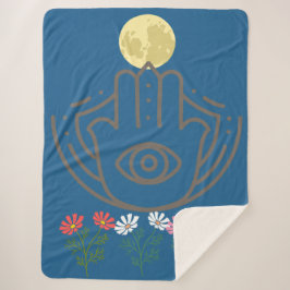 "Guardian Moon: Customizable Protection Blanket" Sherpadecke