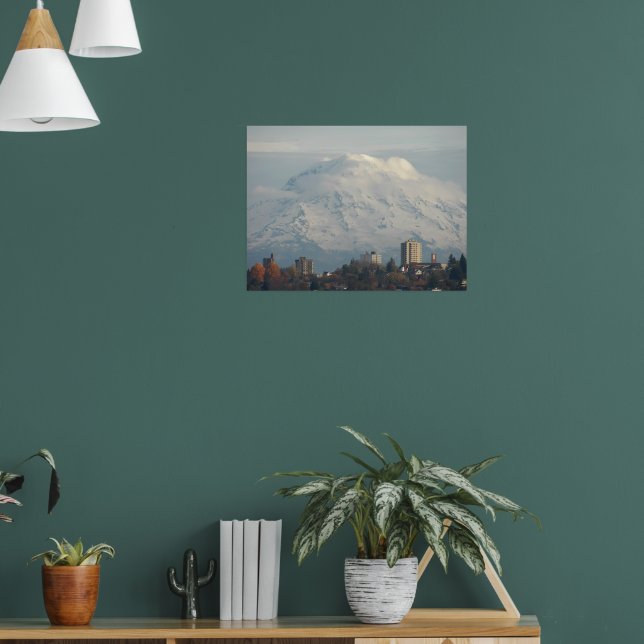 Guardian Mount Rainier Fotografische Landschaft Poster (Wohnzimmer 1)