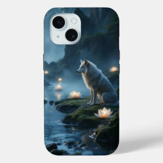 Guardian of the Lotus Lake: Spirit Wolf's Watch Case-Mate iPhone Hülle