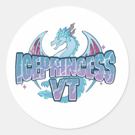 Guardian of the Northern Peaks Runder Aufkleber