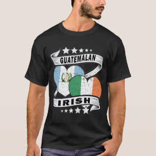 Guatamalan und die irische Flagge T-Shirt