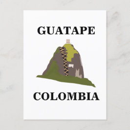 Guatape Colombia Custom Travel Postkarte
