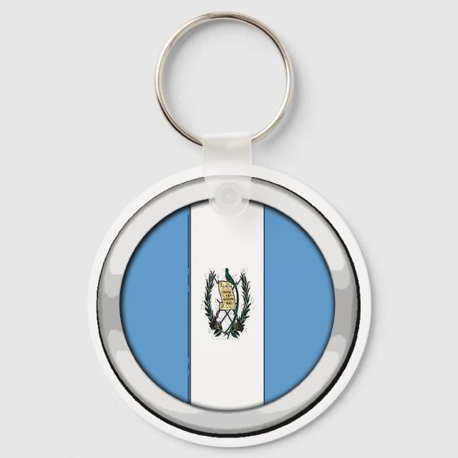 Guatemala-Abzeichen Schlüsselanhänger (Vorderseite)