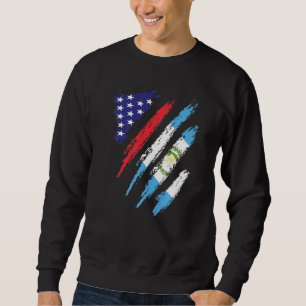 Guatemala American Grown Flag USA Patriot Heritage Sweatshirt