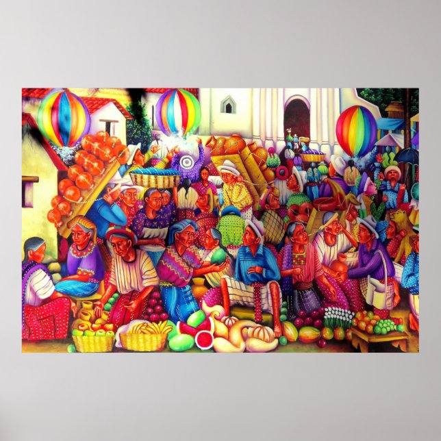Guatemala Art Poster (Vorne)