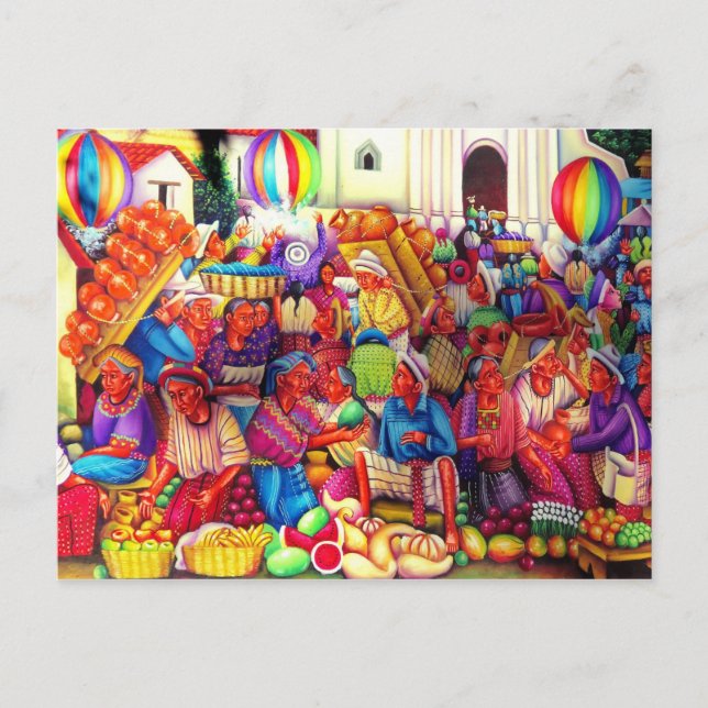 Guatemala Art Postkarte (Vorderseite)