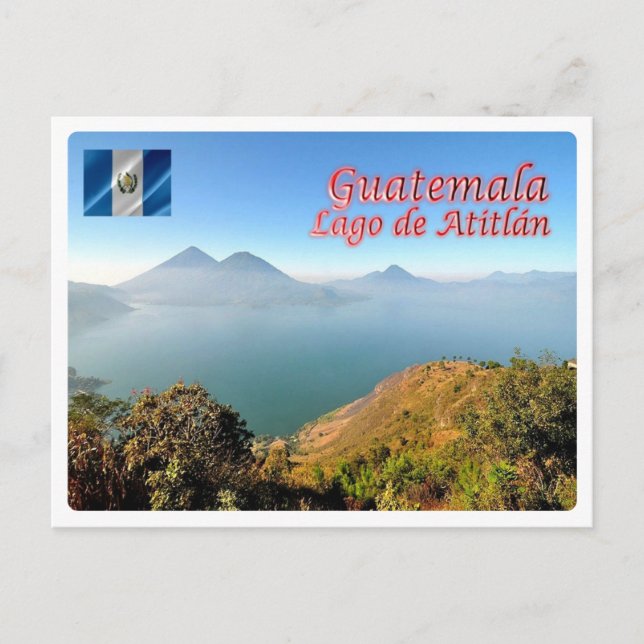 Guatemala - Atitlán-See - Postkarte (Vorderseite)