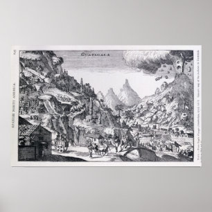 Guatemala', auf spanisch Nordamerika Poster