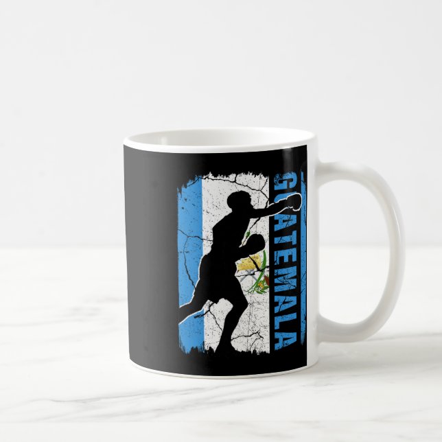 Guatemala Boxing Team Guatemala Flaggen Boxhandsch Kaffeetasse (Rechts)