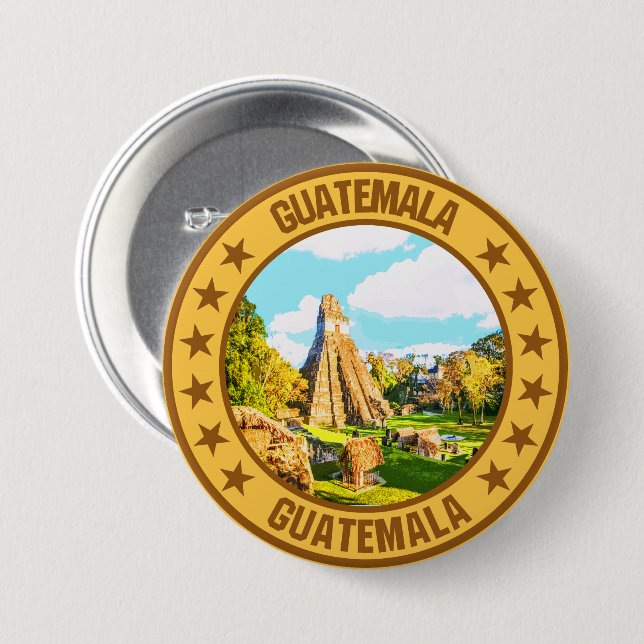 Guatemala Button (Vorne & Hinten)