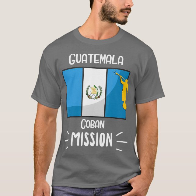 Guatemala Coban Mormon LDS Mission Missionar T-Shirt (Vorderseite)