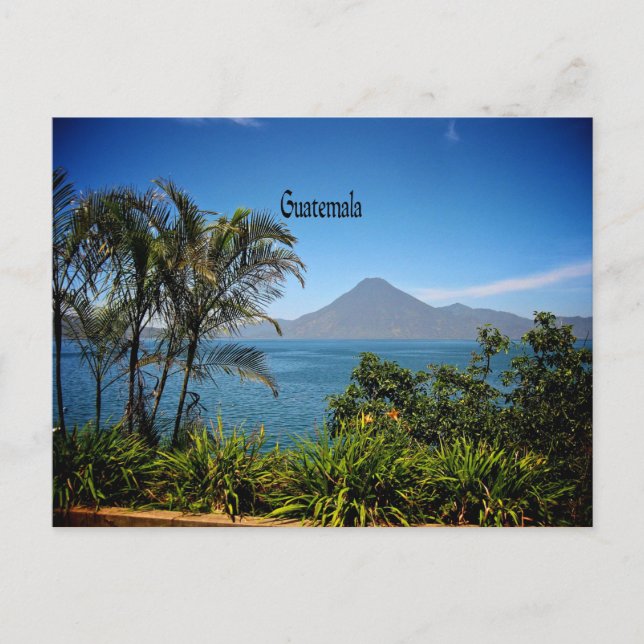 Guatemala, die wunderschöne Landschaft der Natur Postkarte (Vorderseite)