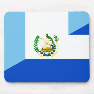 Guatemala el salvador Halbflaggenland Symbol Mousepad