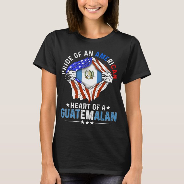 Guatemala-Fahne T-Shirt (Vorderseite)