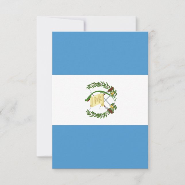 Guatemala flag  dankeskarte (Vorderseite)