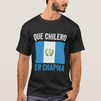 Guatemala Flag Karte Frauen Girl Chapina Guatemala T-Shirt