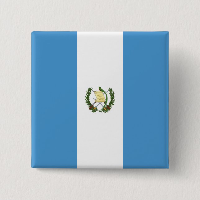 Guatemala-Flagge Button (Vorderseite)