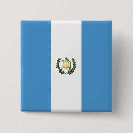Guatemala-Flagge Button