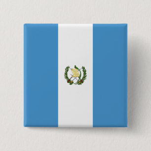 Guatemala-Flagge Button