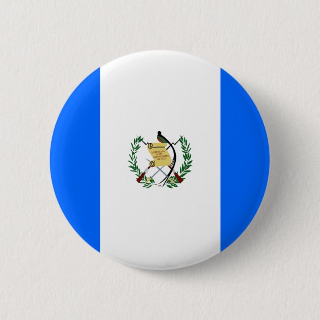 Guatemala-Flagge Button (Vorderseite)
