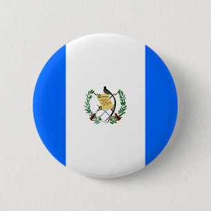 Guatemala-Flagge Button