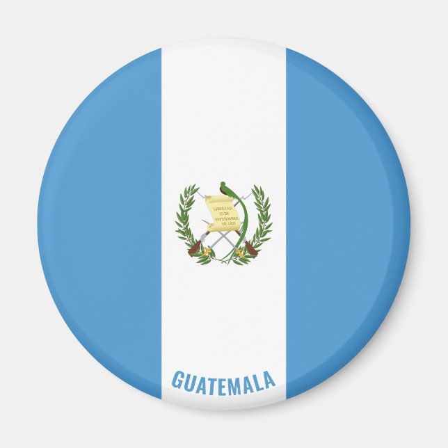 Guatemala Flagge Charming Patriotic Magnet (Vorne)