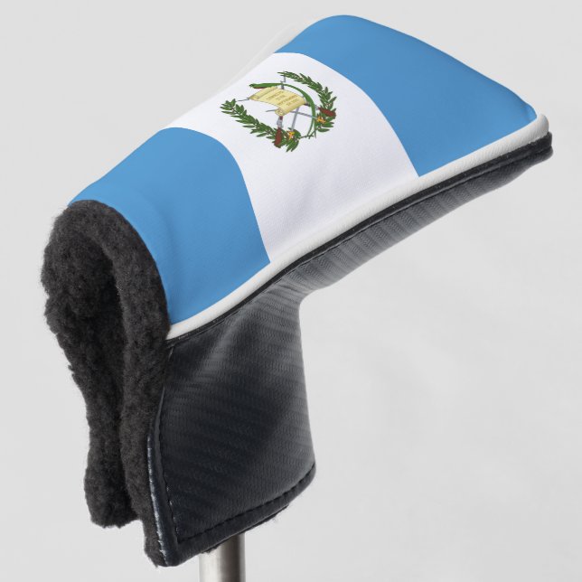 Guatemala-Flagge Golf Headcover (3/4 Vorderseite)