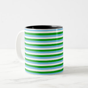 Guatemala-Flagge Streifen Land Symbol Linien grün Zweifarbige Tasse