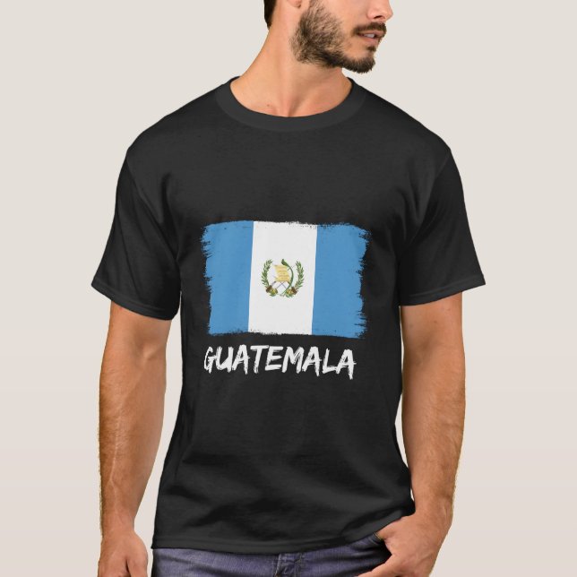 Guatemala-Flagge T-Shirt (Vorderseite)