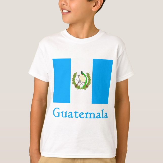 Guatemala-Flagge T-Shirt (Vorderseite)