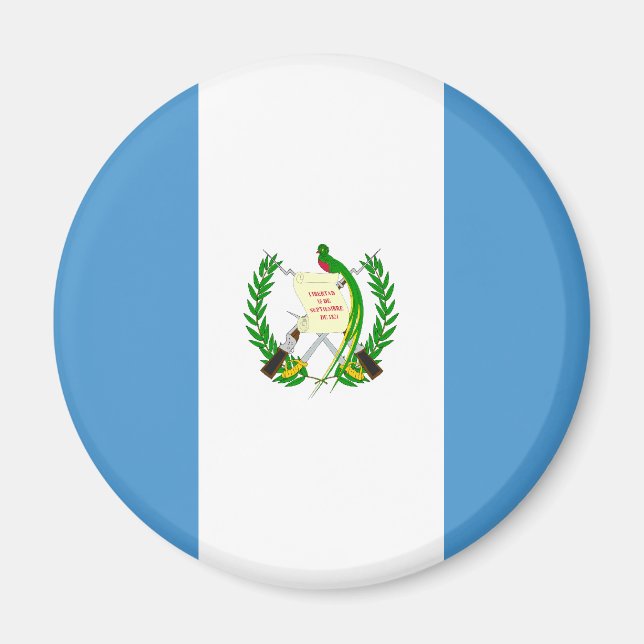 Guatemala-Flaggenmagnet Magnet (Vorne)