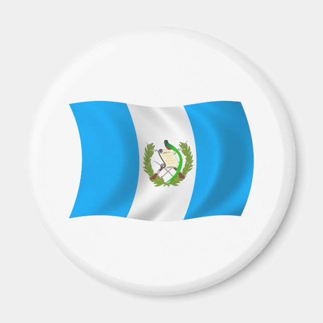 Guatemala-Flaggenmagnet Magnet (Vorne)