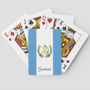 Guatemala-Flaggenspiele, Guatemala Spielkarten