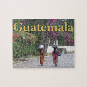 Guatemala Frauen, Frauen, Blume, Traditionskleid Puzzle