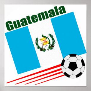 Guatemala-Fußballmannschaft Poster