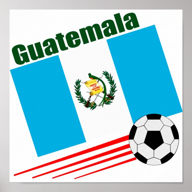 Guatemala-Fußballmannschaft Poster (Vorne)