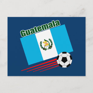 Guatemala-Fußballmannschaft Postkarte