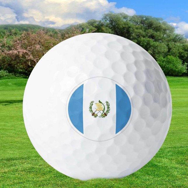 Guatemala Golf Balls, Flaggengolfer / Patrioten Golfball (Von Creator hochgeladen)