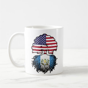 Guatemala Guatemala USA Tree Roots Flag Kaffeetasse