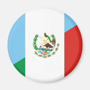 Guatemala-Halbfahne Magnet