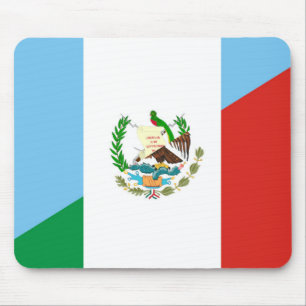 Guatemala-Halbfahne Mousepad