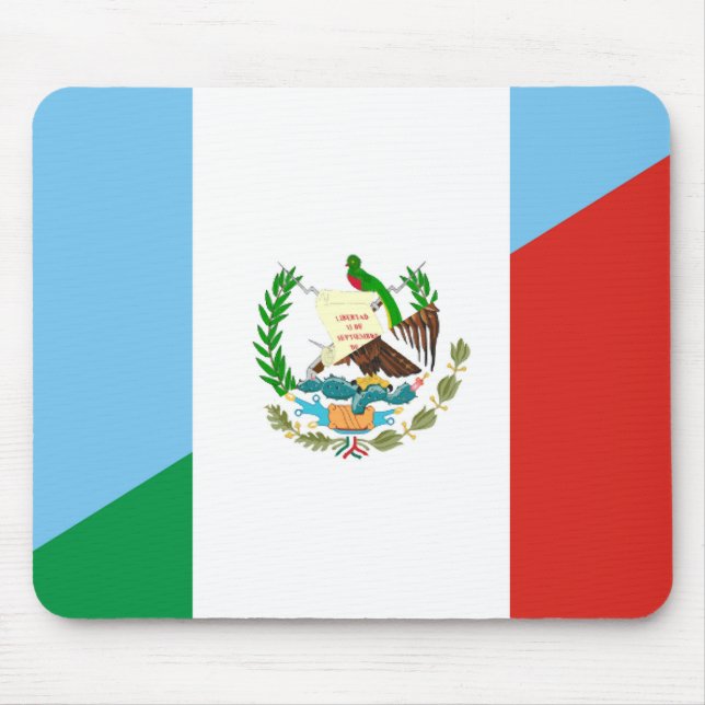 Guatemala-Halbfahne Mousepad (Vorne)