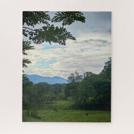 Guatemala Hochland: Grüne Felder und Berge Puzzle