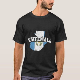 Guatemala Karte und Flagge Souvenir Guatemala T-Shirt