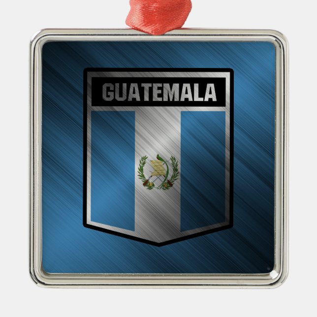 Guatemala Ornament Aus Metall (Vorne)
