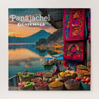 Guatemala Panajachel | Vintage Retro Puzzle