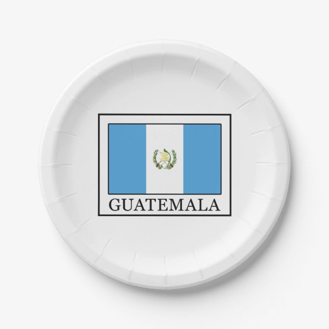 Guatemala Pappteller (Vorderseite)