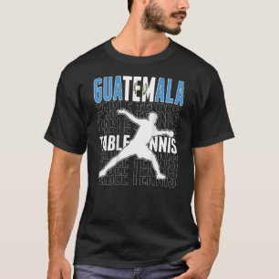 Guatemala Ping Pong Guatemala Tischtennis T-Shirt
